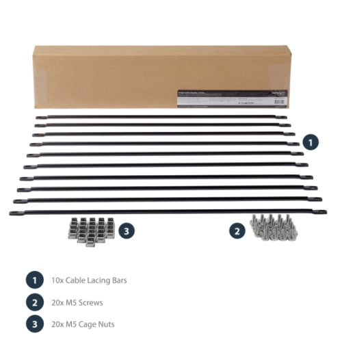 StarTech.com CMLB10 rack accessory Cable lacing bar