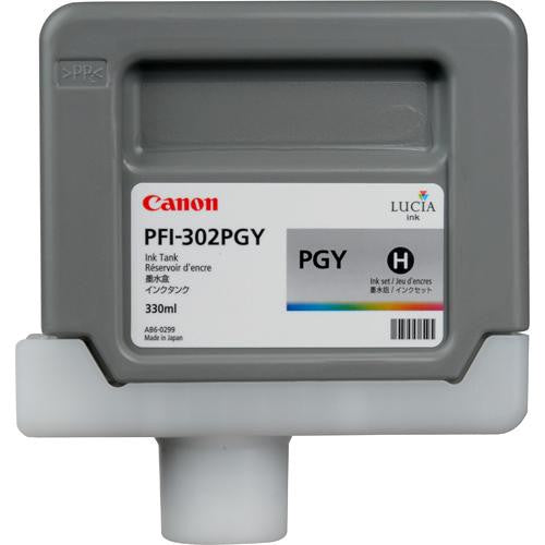 Canon PFI-302PGY ink cartridge Original Photo Gray