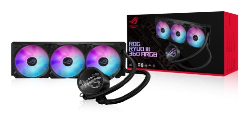 ASUS ROG Ryuo III 360 ARGB Processor Liquid cooling kit 4.72" (12 cm) Black