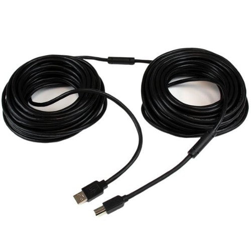StarTech.com USB2HAB65AC USB cable USB 2.0 787.4" (20 m) USB A USB B Black