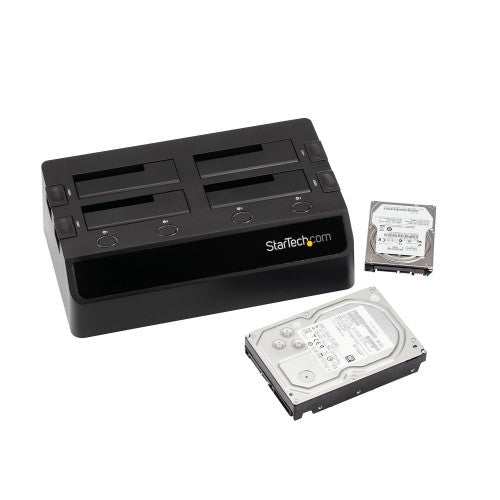 StarTech.com SDOCK4U33 storage drive docking station USB 3.2 Gen 1 (3.1 Gen 1) Type-B Black