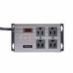 StarTech.com 4N515S8-POWER-STRIP power distribution unit (PDU) 4 AC outlet(s) Gray