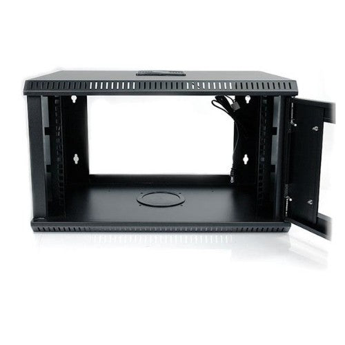 StarTech.com RK619WALL rack cabinet 6U Wall mounted rack Black