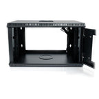 StarTech.com RK619WALL rack cabinet 6U Wall mounted rack Black