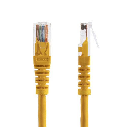 StarTech.com 15 ft Yellow Molded Category 5e (350 MHz) UTP Patch Cable networking cable 179.9" (4.57 m)