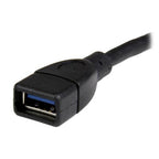 StarTech.com USB3EXT6INBK USB cable USB 3.2 Gen 1 (3.1 Gen 1) 5.98" (0.152 m) USB A Black