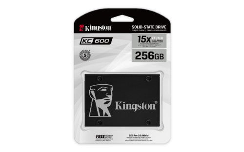 Kingston Technology KC600 256 GB 2.5" Serial ATA III 3D TLC