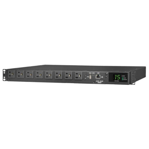 Tripp Lite PDUMNH15AT1 power distribution unit (PDU) 8 AC outlet(s) 1U Black