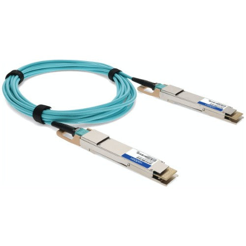 AddOn Networks AOC-D-D-400G-1M-AO InfiniBand/fibre optic cable 39.4" (1 m) QSFP-DD Blue