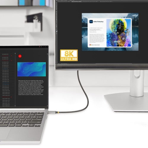 StarTech.com 136B-USBC-HDMI213M video cable adapter 118.1" (3 m) USB Type-C HDMI Type A (Standard) Gray