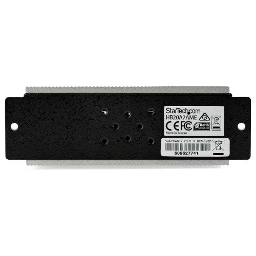 StarTech.com HB20A7AME interface hub USB 2.0 Type-B 480 Mbit/s Black