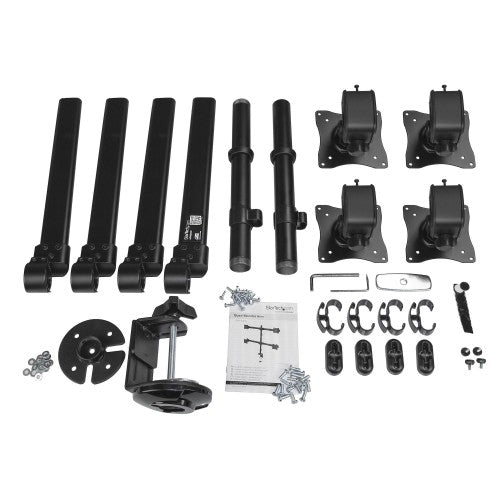 StarTech.com ARMQUAD monitor mount / stand 27" Desk Black