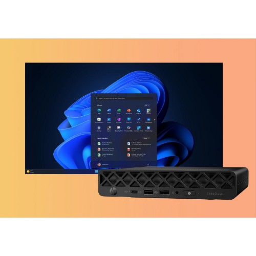 HP EliteDesk 8 Mini G1i AI Wolf Pro Security Edition Intel Core Ultra 7 265T 32 GB DDR5-SDRAM 512 GB SSD Windows 11 Pro Mini PC Black