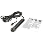 Tripp Lite PS725B surge protector Black 7 AC outlet(s) 120 V 300" (7.62 m)