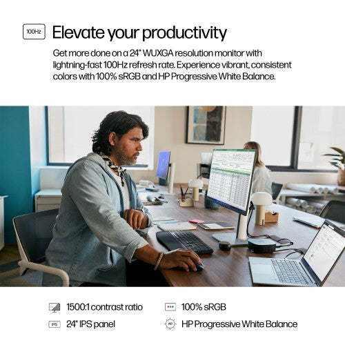 HP Series 5 Pro 24 inch WUXGA Monitor - 524pn