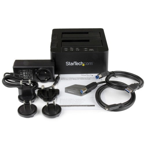 StarTech.com SDOCK2U313R media duplicator HDD duplicator Black 2 copies