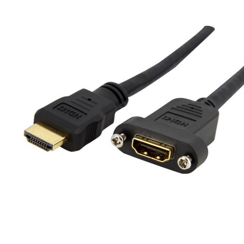 StarTech.com HDMIPNLFM3 HDMI cable 35.4" (0.9 m) HDMI Type A (Standard) Black
