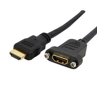 StarTech.com HDMIPNLFM3 HDMI cable 35.4" (0.9 m) HDMI Type A (Standard) Black