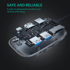 AUKEY Unity Link PD II USB 3.2 Gen 1 (3.1 Gen 1) Type-C Aluminum, Black