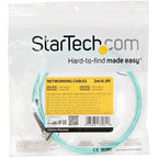 StarTech.com 450FBLCLC2 InfiniBand/fibre optic cable 78.7" (2 m) LC Aqua color