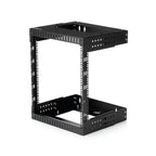 StarTech.com RK12WALLOA rack cabinet 12U Wall mounted rack Black