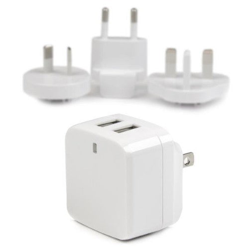 StarTech.com USB2PACWH mobile device charger Smartphone, Tablet White AC Indoor