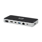 Tripp Lite U442-DOCK16-B laptop dock/port replicator Wired USB 3.2 Gen 1 (3.1 Gen 1) Type-C Gray