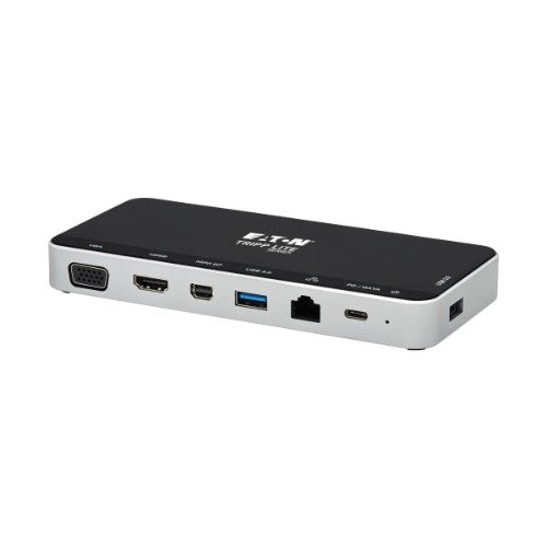 Tripp Lite U442-DOCK16-B laptop dock/port replicator Wired USB 3.2 Gen 1 (3.1 Gen 1) Type-C Gray