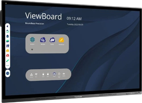 Viewsonic IFP6562 signage display Interactive flat panel 65" LED Wi-Fi 350 cd/m² 4K Ultra HD Black Touchscreen Built-in processor Android 8.0