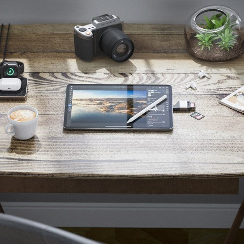 ALOGIC ULCSDMN-SGR card reader USB 3.2 Gen 1 (3.1 Gen 1) Type-C Black, Gray