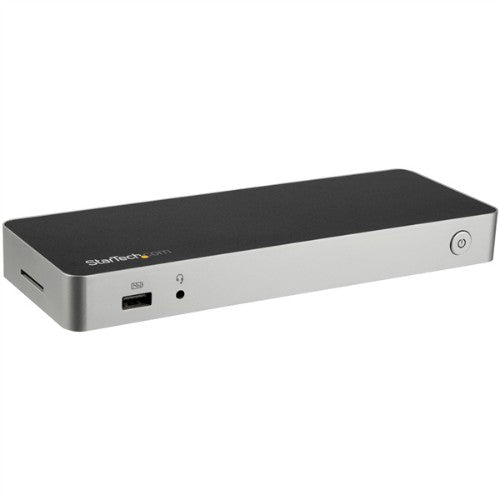 StarTech.com DK30CHDDPPD laptop dock/port replicator Wired USB 3.2 Gen 1 (3.1 Gen 1) Type-C Black, Silver