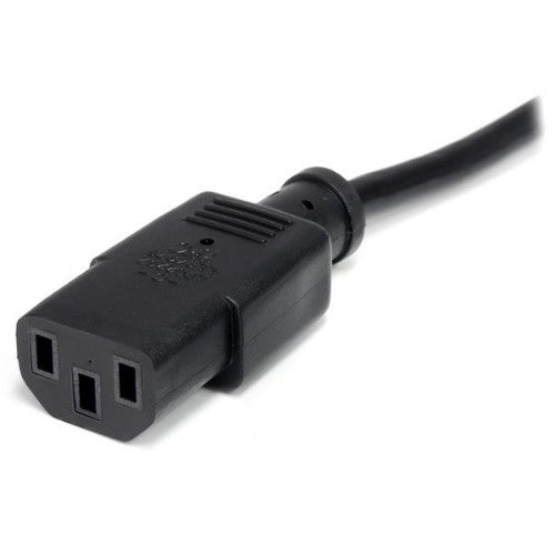 StarTech.com PXT10115 power cable Black 179.9" (4.57 m) NEMA 5-15P C13 coupler