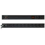 CyberPower PDU20M2F8R power distribution unit (PDU) 10 AC outlet(s) 1U Black