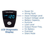 CyberPower CP825AVRLCD uninterruptible power supply (UPS) Line-Interactive 0.825 kVA 450 W