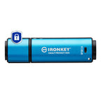 Kingston Technology IronKey Vault Privacy 50 USB flash drive 512 GB USB Type-C 3.2 Gen 1 (3.1 Gen 1) Black, Blue