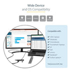 StarTech.com DKT30CHPD3 laptop dock/port replicator USB 3.2 Gen 1 (3.1 Gen 1) Type-C Black, Gray