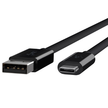Belkin 1m, USB3.1-A/USB3.1-C USB cable USB 3.2 Gen 2 (3.1 Gen 2) 39.4" (1 m) USB C USB A Black