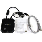 StarTech.com NOTECONS02X KVM switch Black