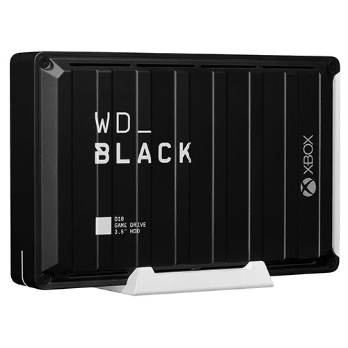 Western Digital Black D10 external hard drive 12 TB 7200 RPM USB Type-A / Micro-USB B 3.2 Gen 1 (3.1 Gen 1) Black, White