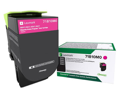 Lexmark 71B10M0 toner cartridge 1 pc(s) Original Magenta