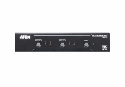 ATEN VM0202H KVM switch Rack mounting Black