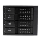 StarTech.com HSB4SATSASBA drive bay panel Black