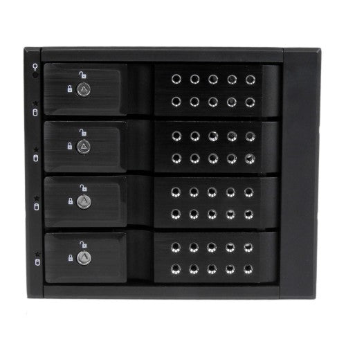 StarTech.com HSB4SATSASBA drive bay panel Black