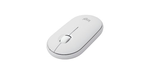 Logitech Pebble 2 Combo keyboard Mouse included Universal RF Wireless + Bluetooth QWERTY English White
