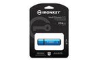 Kingston Technology IronKey Vault Privacy 50 USB flash drive 256 GB USB Type-C 3.2 Gen 1 (3.1 Gen 1) Black, Blue