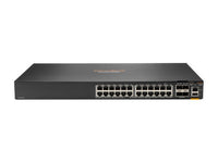 HPE Aruba Networking Aruba 6300F 24-port 1GbE & 4-port SFP56 Managed L3 Gigabit Ethernet (10/100/1000) 1U Gray