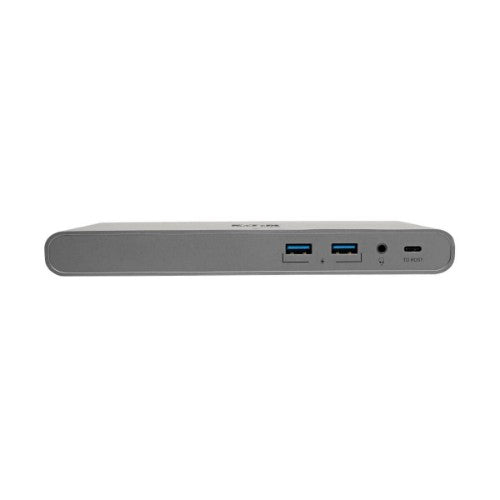 Tripp Lite U442-DOCK4-INT laptop dock/port replicator Wired USB 3.2 Gen 2 (3.1 Gen 2) Type-C Gray