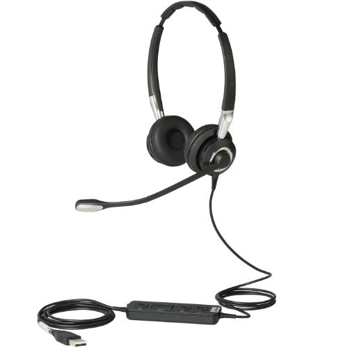 Jabra BIZ 2400 II Headset Wired Head-band Office/Call center USB Type-A Black