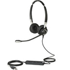 Jabra BIZ 2400 II Headset Wired Head-band Office/Call center USB Type-A Black