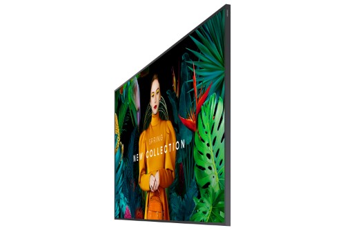 Samsung LH43QHCEBGC Digital signage flat panel 43" Wi-Fi 700 cd/m² 4K Ultra HD Black Built-in processor Tizen 24/7